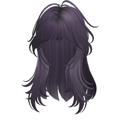 Layered Hair w/ Bangs(Purple)