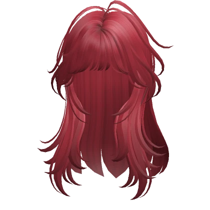 Layered Hair w/ Bangs(Red)