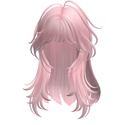 Layered Hair w/ Bangs(Pink)