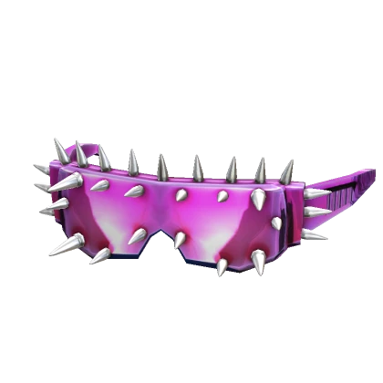 pink spike punk y2k sunglasses