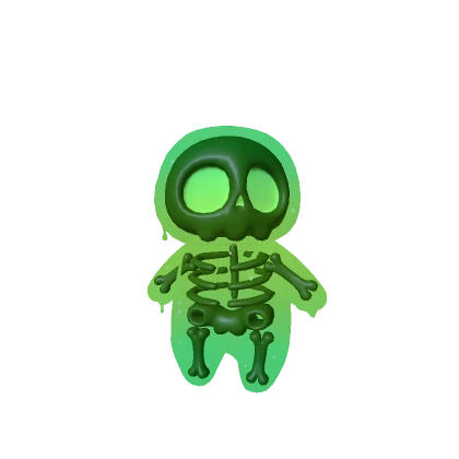 Mini Slime Skeleton Plushie