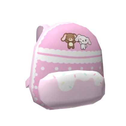 3.0 pink kawaii cupcake backpack