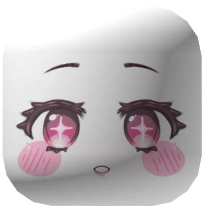 Soft Pink Anime Eyes