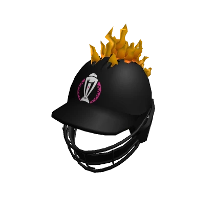 ICC Cricket Helmet - Fire Edition.