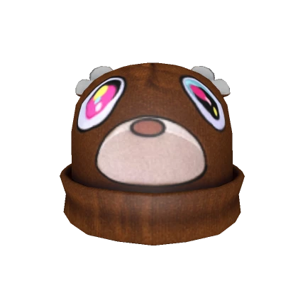 Kanye Graduation Bear Beanie Low