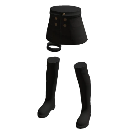 ❄️ Chic Grey Winter Skirt and Boots