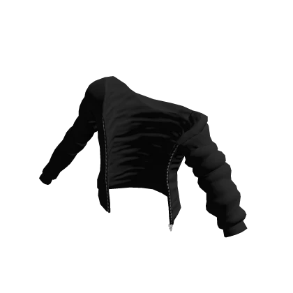 Off shoulder Vest Left Black