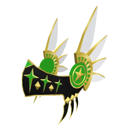 Green Royal Angel Helm