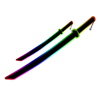 CyberDual Rainbow RGB Katana [Waist]