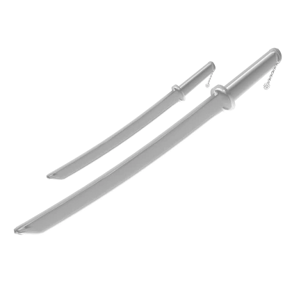 CyberDual White Katana [Waist]
