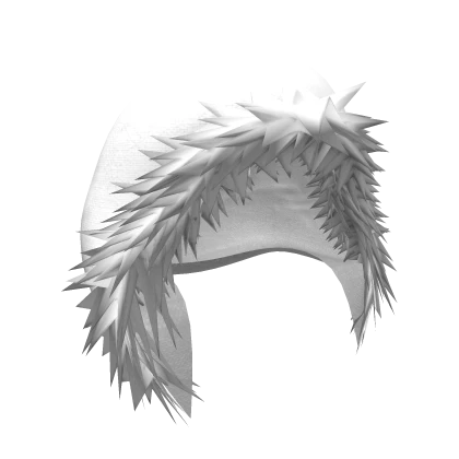 Fuzzy White Cold Weather Hood v2