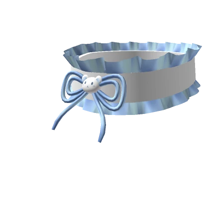 cute ruffled ribbon collar