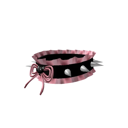 cute spike collar 3.0 (pink)