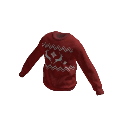 Festive Red Christmas Sweater