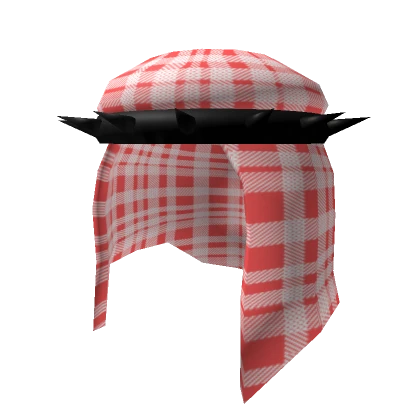 Red Plaid Keffiyeh