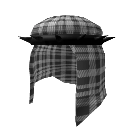 Black Plaid Keffiyeh