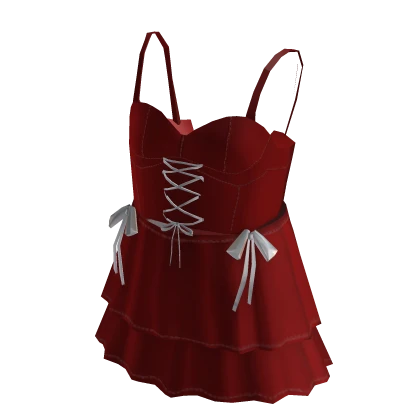 Ballerina corset dress with bows - Christmas