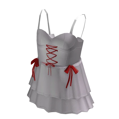 Ballerina corset dress with bows - Christmas