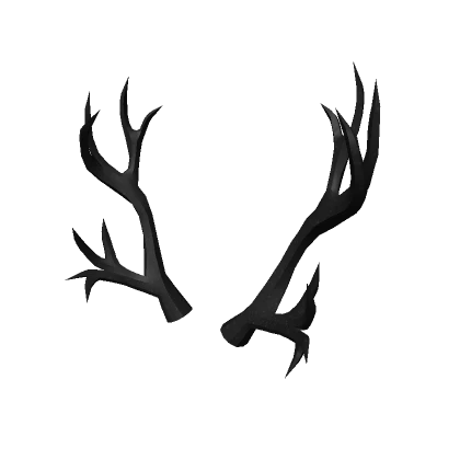 XL Black Antlers