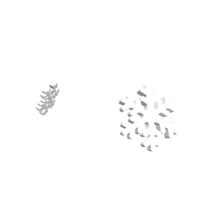 Snowflake Hairclips