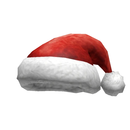 Fuzzy Fluffy Santa Christmas Hat (Dark Red)