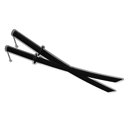 White Dark Dual Cyberpunk Katana [Waist]