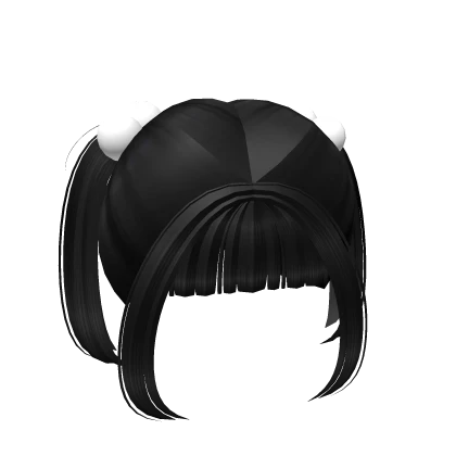 Black short Doll pigtail