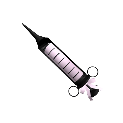 Nurse's needle / tool in pink and black
