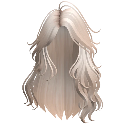 Stylish Anime Waves Hair (Platinum Blonde)