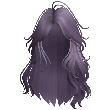 Stylish Anime Waves Hair (Dark Purple)