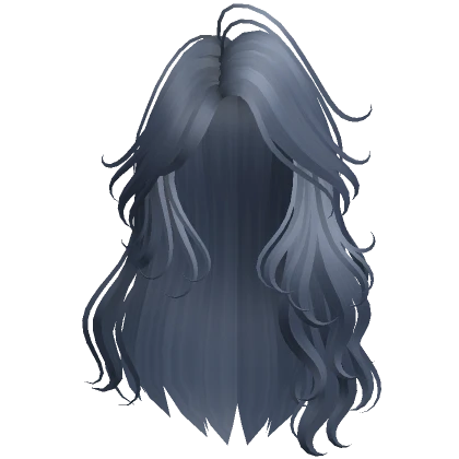 Stylish Anime Waves Hair (Dark Blue)