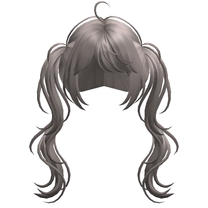 Anime wavy pigtails(Ash)