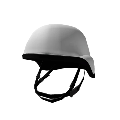 A White MICH Tactical Helmet