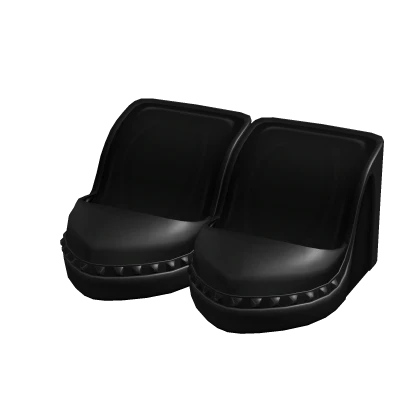 Spiked High Heels - Black