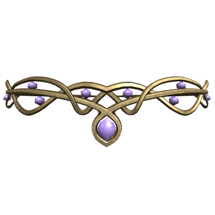 Purple Empress Tiara in Gold