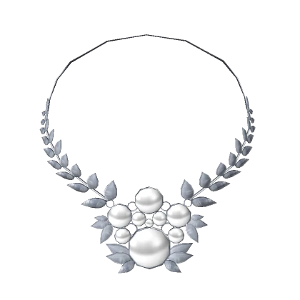 Heavenly Necklace in Cold Silver