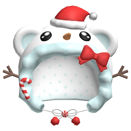 christmas snowman kawaii bear hood