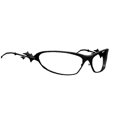 Futuristic Black Star Glasses