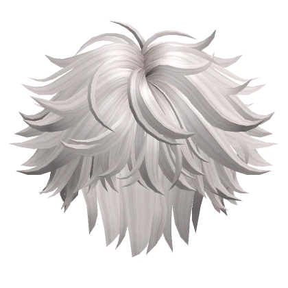 Messy Anime Hair(Silver)