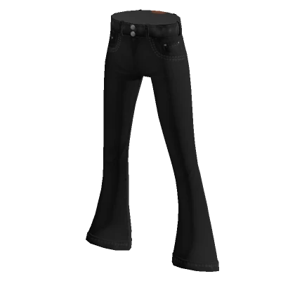 Flared Jeans - Black