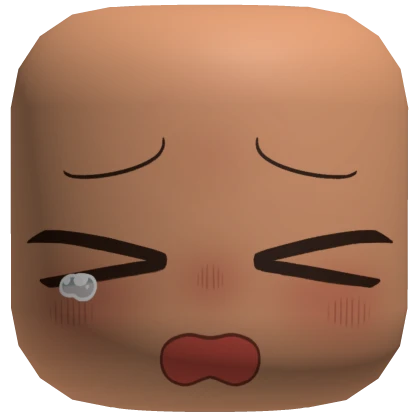 Crying Chibi Face Mask