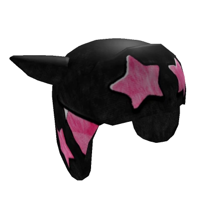 CUTE Y2K BLACK STAR GHOST USHANKA