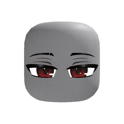 Relaxed Sleepy Chibi Eyes - Red