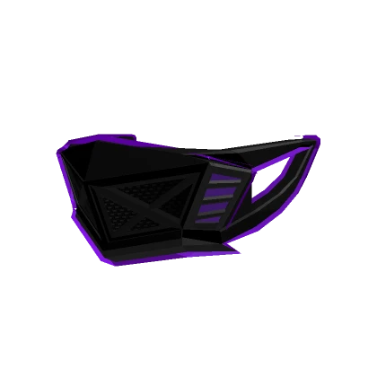 Purple/Black Techwear Mask