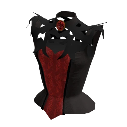 Vintage Vampire Corset - Black and Red