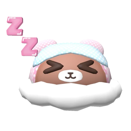 ୨୧  Cute sleepy kawaii bear