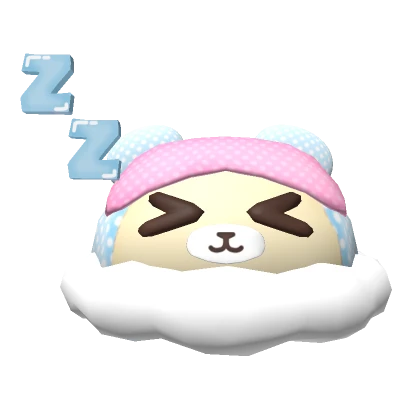 ୨୧  Cute sleepy kawaii bear