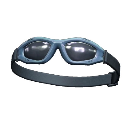 Blue Biker Goggles