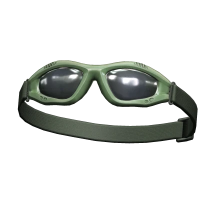 Green Biker Goggles