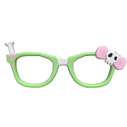 ♡ kawaii creepycute zombikitty glasses